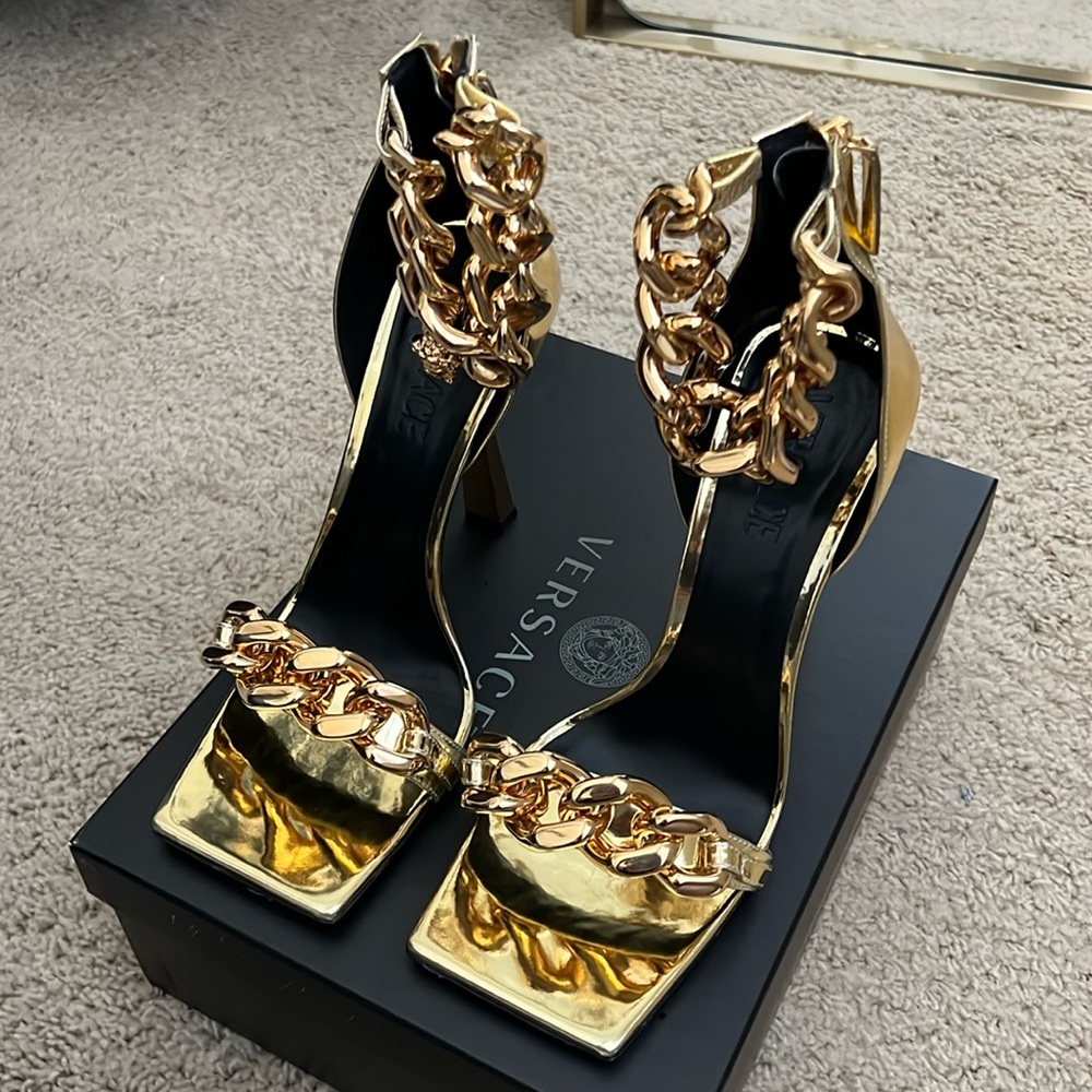 Versace Medusa Chain Sandals